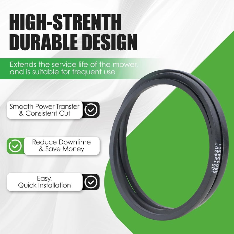 GEATaaT 586124201 Mower Drive Belt Fit for Husqvarna 22 inch AWD Walk-Behind Garden Lawn Mowers - Image 4